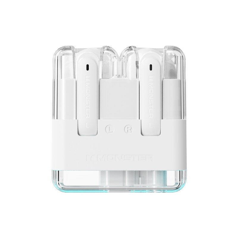 Original Monster XKT12 TWS Earphones Bluetooth 5.3 Wireless Headset HIFI Sound Gaming Earbuds Noise Reduction Headphones