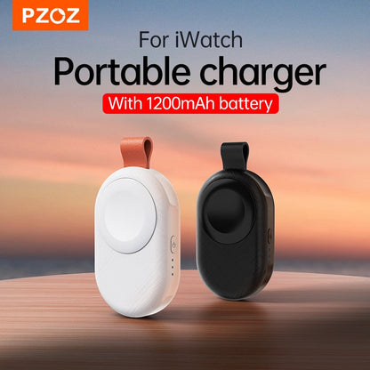 PZOZ Power Bank For iWatch Ultra 8 7 6 5 4 SE Mini Portable Wireless Charger Charging Powerbank Charger For Apple Watch Series 8