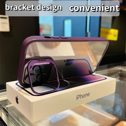 Aluminum alloy lens film cover bracket suitable for iphone 13 14 pro Max mobile phone case iphone11 12 pro Max luxury drop-proof