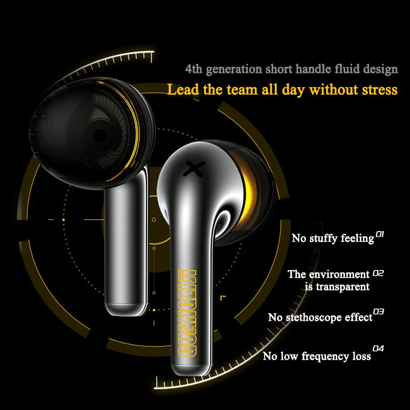 Songx True Wireless Bluetooth Surround Sound Fashion Headset Photon Chicken Ip Joint Model Suitable For Apple Smarttearphone