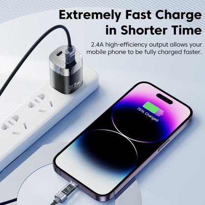 Toocki USB Cable For iPhone 14 13 12 mini 11 Pro Max Xs Xr X 8 Lighting Fast Charge Charger Date Cable For iPad Wire Cord