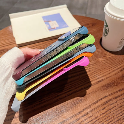 Ultra Thin Borderless Magnetic Magsafe Charging Case For iPhone 13 Pro 14 Pro Max 12 Gradient Color Hard Cover For iPhone 14 Pro