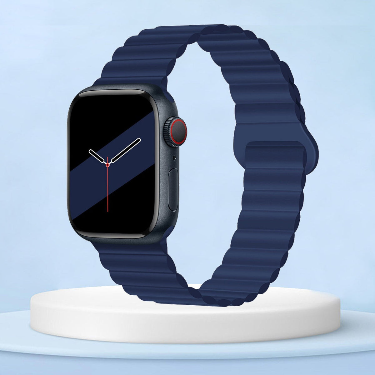 Silicone Loop Strap for Apple Watch 8 Ultra 7 6 SE 5 4 3 Magnetic Buckle Bracelets for iWatch Band 49mm 42/44/45mm 38/40/41mm