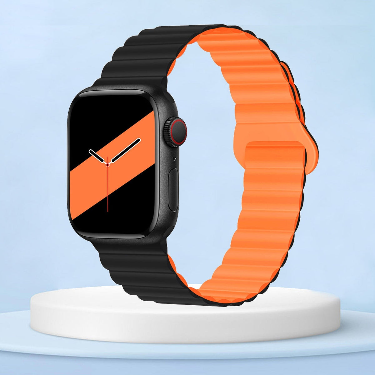 Silicone Loop Strap for Apple Watch 8 Ultra 7 6 SE 5 4 3 Magnetic Buckle Bracelets for iWatch Band 49mm 42/44/45mm 38/40/41mm