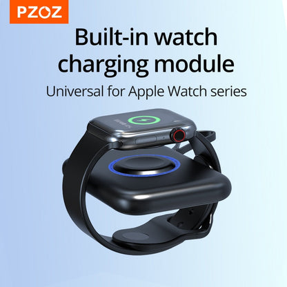 PZOZ Magnetic Mini Power Bank 5000mAh For Apple Watch Wireless Charger Portable Fast Charging For iPhone iWatch Series PowerBank