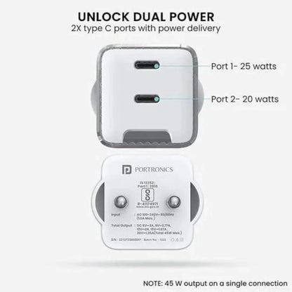 Charge All Your Devices with Ease: Portronics Adapto 4: Your One-Stop Charging Solution