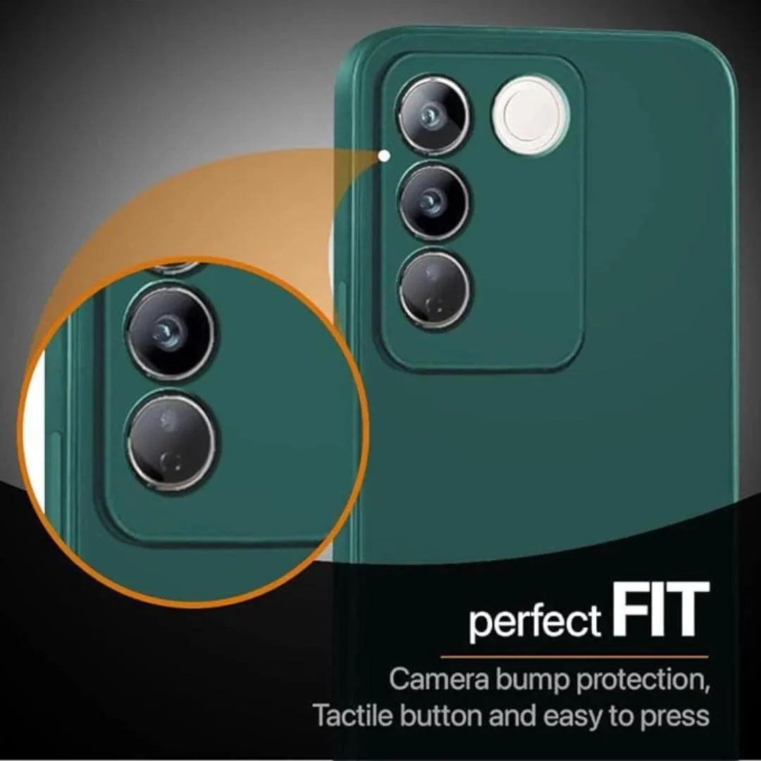 Ultra Soft Rubberised Back Cover for Vivo V27 Pro 5G