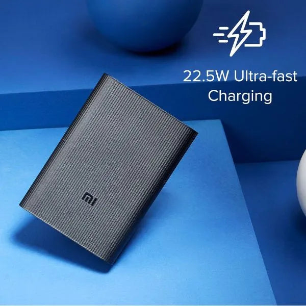 MI 10000mAh Lithium Ion, Lithium Polymer Power Bank Pocket Pro with 22.5 Watt Fast Charging