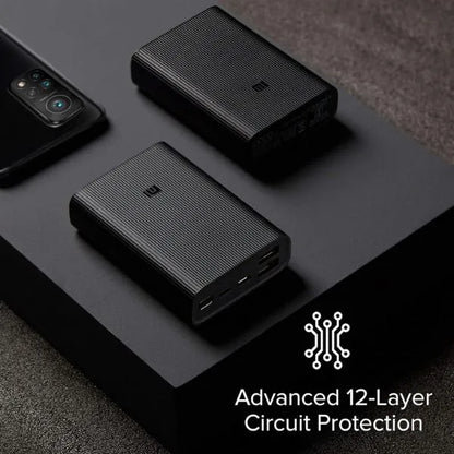 MI 10000mAh Lithium Ion, Lithium Polymer Power Bank Pocket Pro with 22.5 Watt Fast Charging