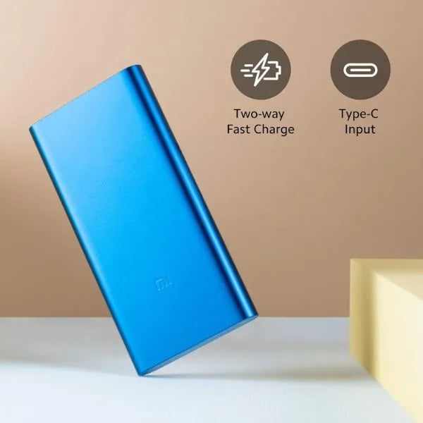 Mi 10000mAH Li-Polymer, Micro-USB and Type C Input Port, Power Bank 3i with 18W Fast Charging