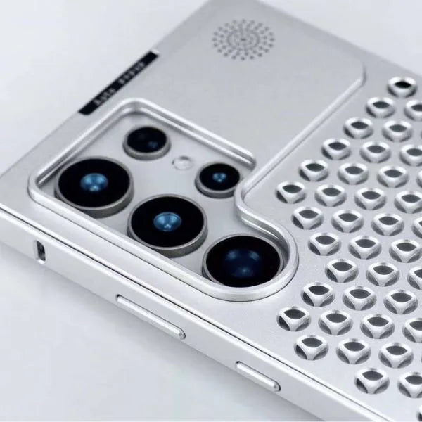 Metal Aromatherapy Cooling Phone Case - Samsung