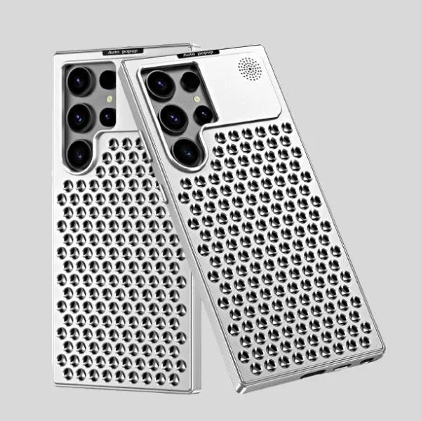 Metal Aromatherapy Cooling Phone Case - Samsung