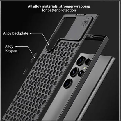 Metal Aromatherapy Cooling Phone Case - Samsung