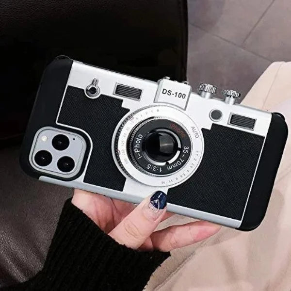 3D Metal Camera Style iPhone Case & Cover