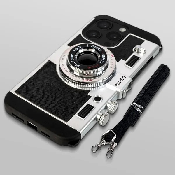 3D Metal Camera Style iPhone Case & Cover