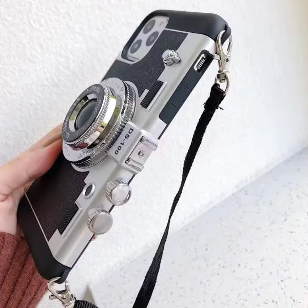 3D Metal Camera Style iPhone Case & Cover