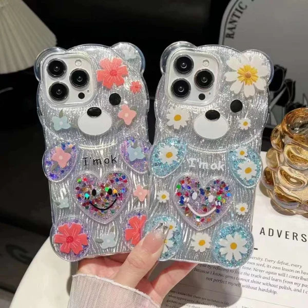 Cute Bear Shaped iPhone Cover