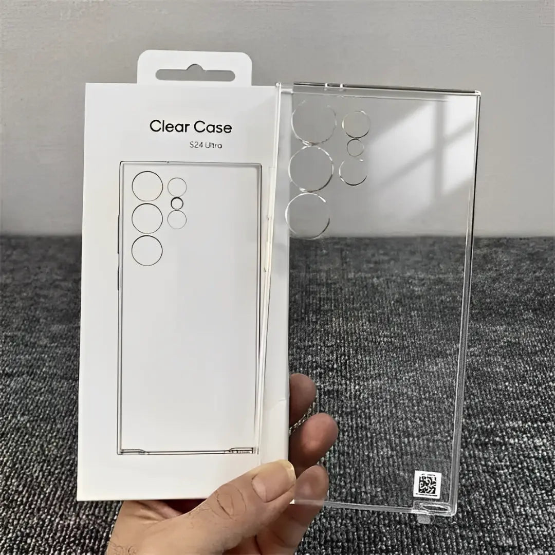Clear Transparent Case For Samsung Galaxy S24 Plus S23 Ultra S24