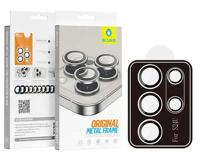 Blueo Camera Lense Protector 9H Aluminium Ring for Samsung S24 Ultra Black