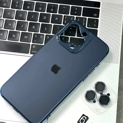 iPhone Series, 3 coated plating TPU with  PC backplane with ( Lens Protection)