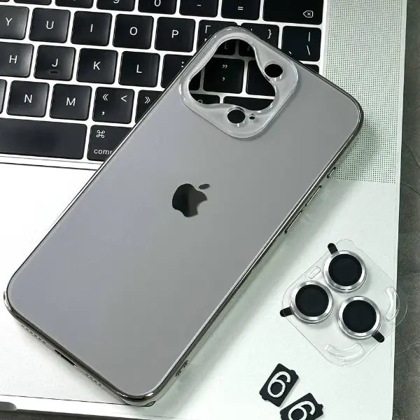 iPhone Series, 3 coated plating TPU with  PC backplane with ( Lens Protection)