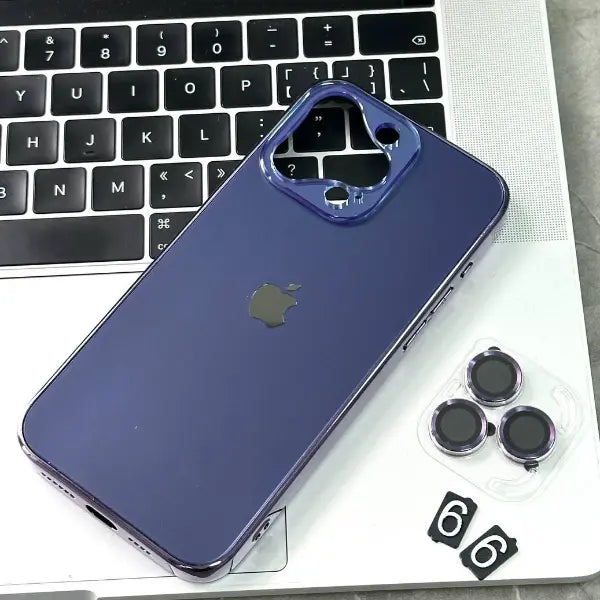 iPhone Series, 3 coated plating TPU with  PC backplane with ( Lens Protection)