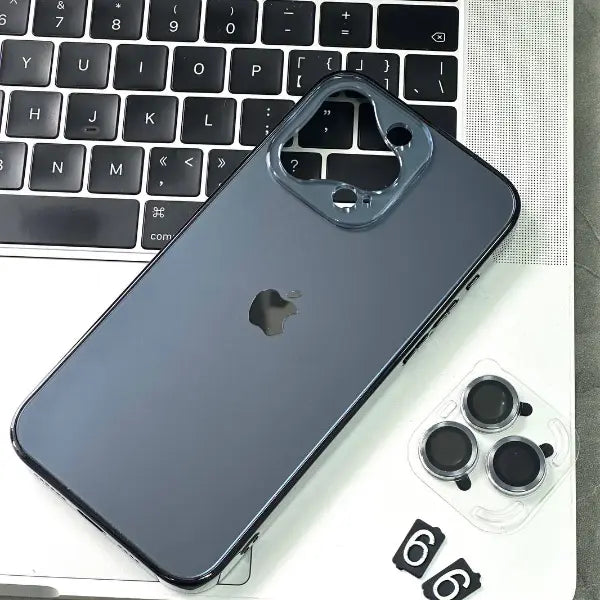 iPhone Series, 3 coated plating TPU with  PC backplane with ( Lens Protection)