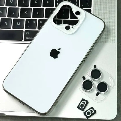 iPhone Series, 3 coated plating TPU with  PC backplane with ( Lens Protection)