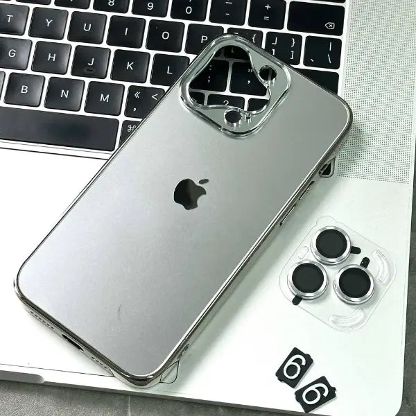 iPhone Series, 3 coated plating TPU with  PC backplane with ( Lens Protection)