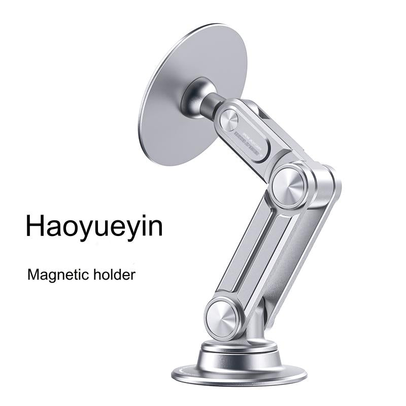 Car Mobile Phone Holder, Car-specific Universal Magnetic Folding Navigation Support Frame, Adhesive Fixed Anti-shake
