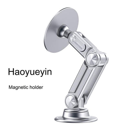 Car Mobile Phone Holder, Car-specific Universal Magnetic Folding Navigation Support Frame, Adhesive Fixed Anti-shake