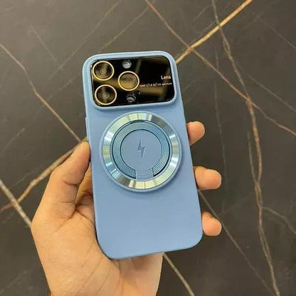 Silicone | Magnetic Holder Cover | iPhone Case