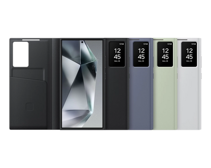 Galaxy S24 Ultra Smart View Wallet Case For Samsung Phone.