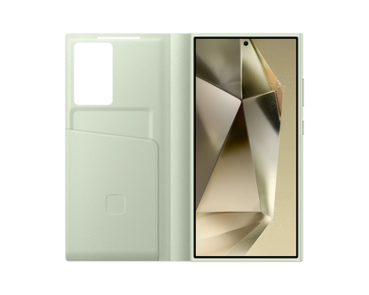 Galaxy S24 Ultra Smart View Wallet Case For Samsung Phone.