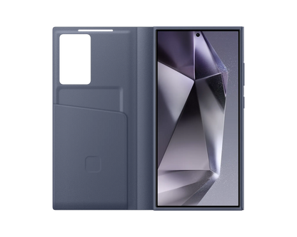 Galaxy S24 Ultra Smart View Wallet Case For Samsung Phone.
