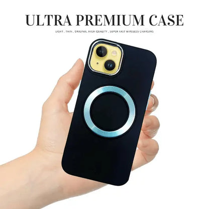 iPhone 14 with Wireless Charging Compatible and Built-in Camera Lens Protection
