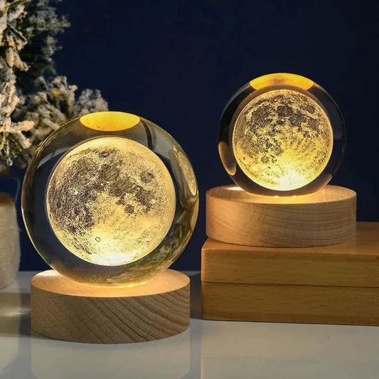 3D Galaxy & Solar System Lamp