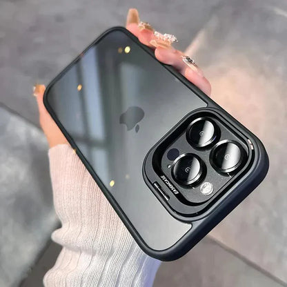 Multitasking Magic: U1 iPhone Stand Case with Built-in Kickstand, Camera Guard Crystal Clarity
