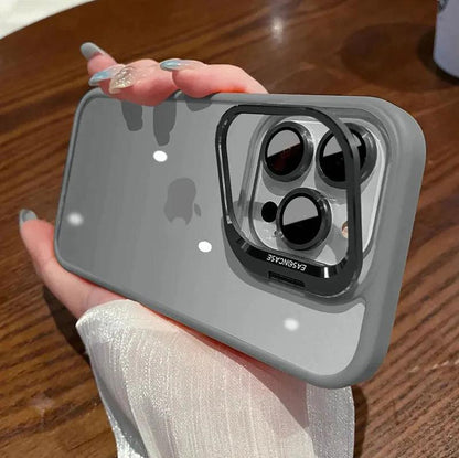 Multitasking Magic: U1 iPhone Stand Case with Built-in Kickstand, Camera Guard Crystal Clarity