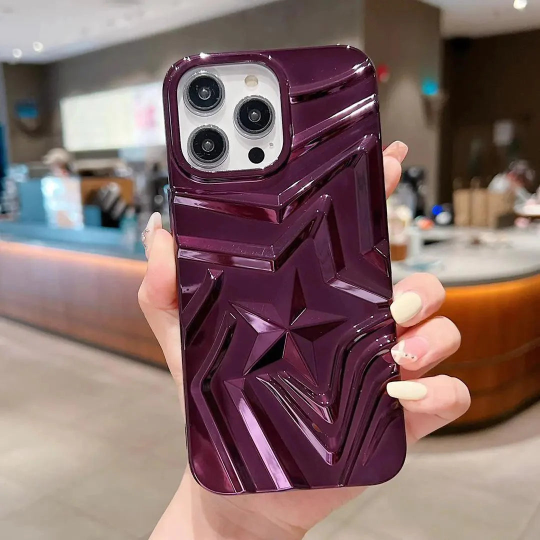 3D & 6D Star Flower Cover | iPhone